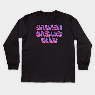 Broken Dreams Club - 3D Black Kids Long Sleeve T-Shirt